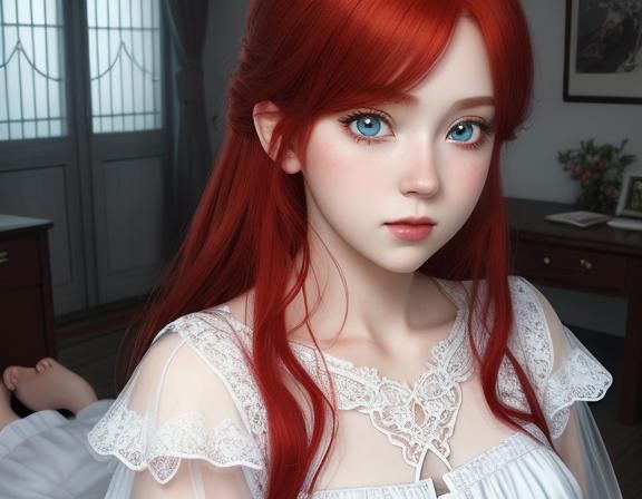 Redhead bride