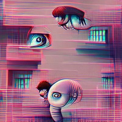 AI Generated Image of Paranoia