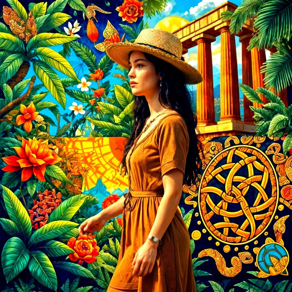 Four Quarters: Polynesian, Roman, African, and Celtic Art