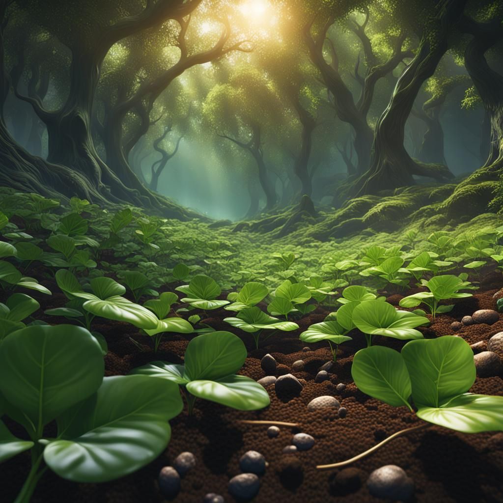 Science and Nature: Chlorophyll in Detailed Matte Painting