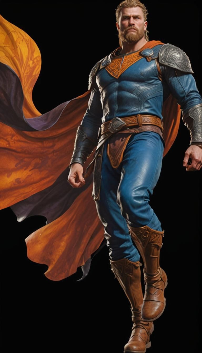 Viking God Concept Art in Unreal Engine