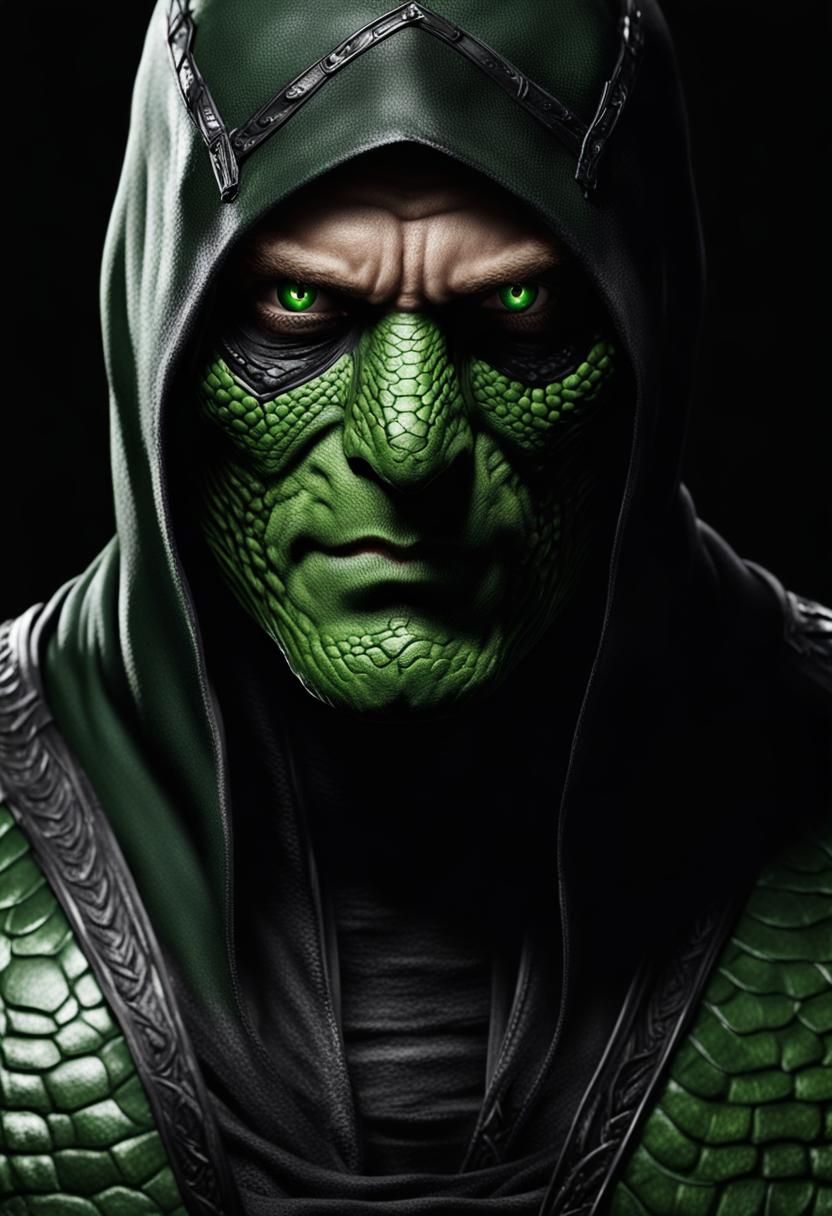 Michael Fassbender as Reptile in Mortal Kombat