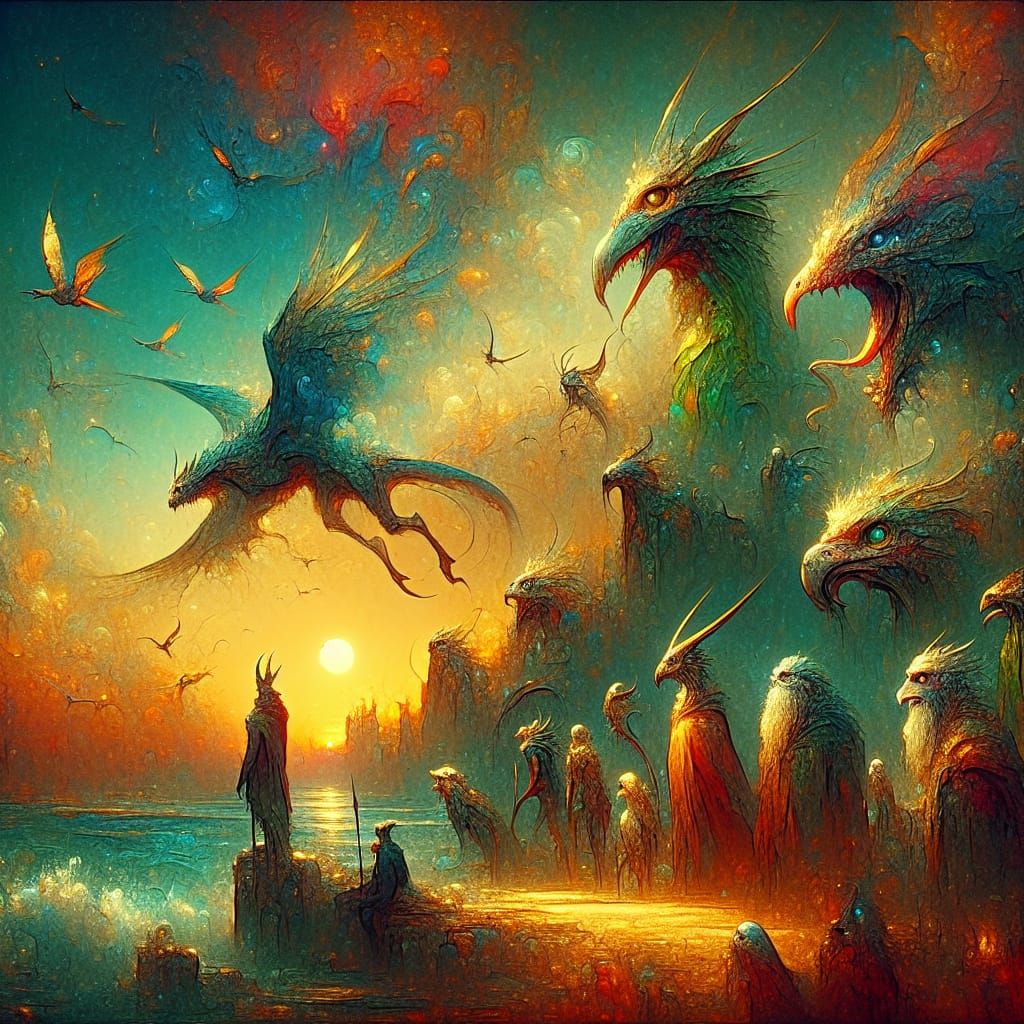 Imagination Of Fantastical Creatures
