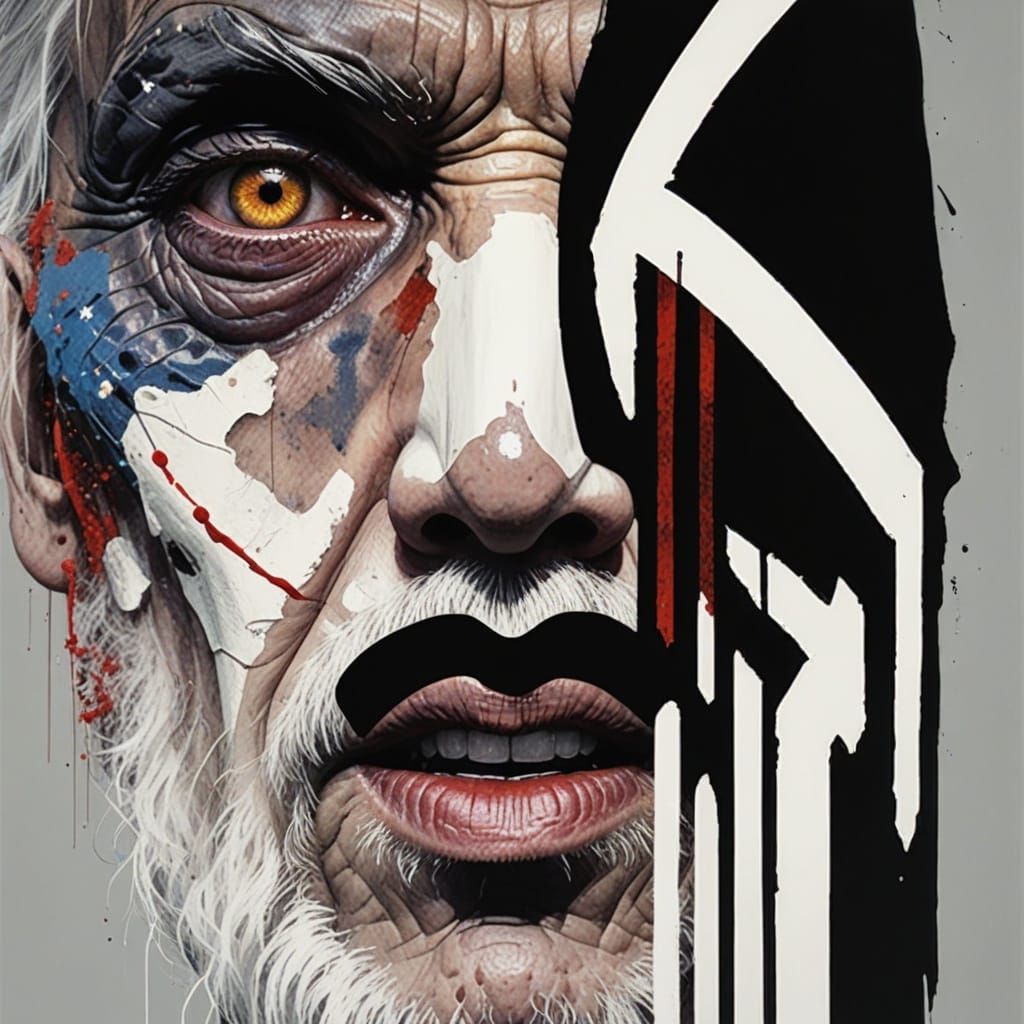 Eldritch Horror Figure in Greek Shiny Style