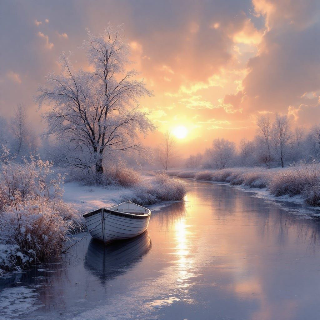 Dreamy Winter Sunrise