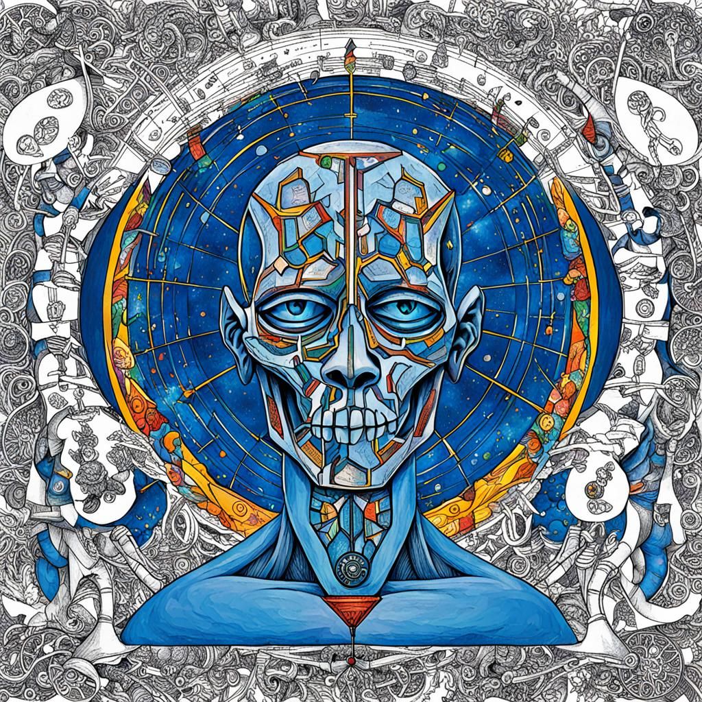 Abstract Essence of Humanity