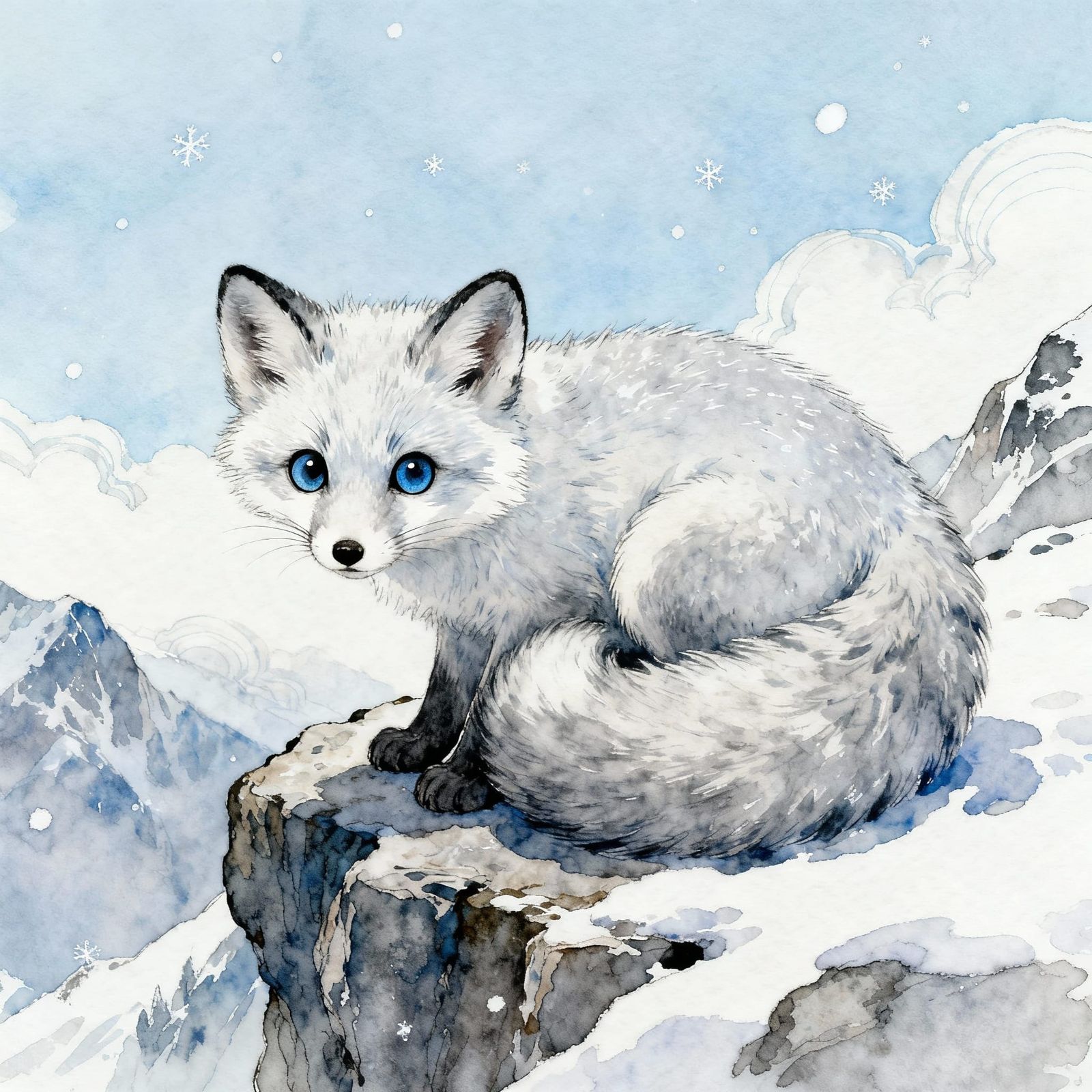 Snow fox
