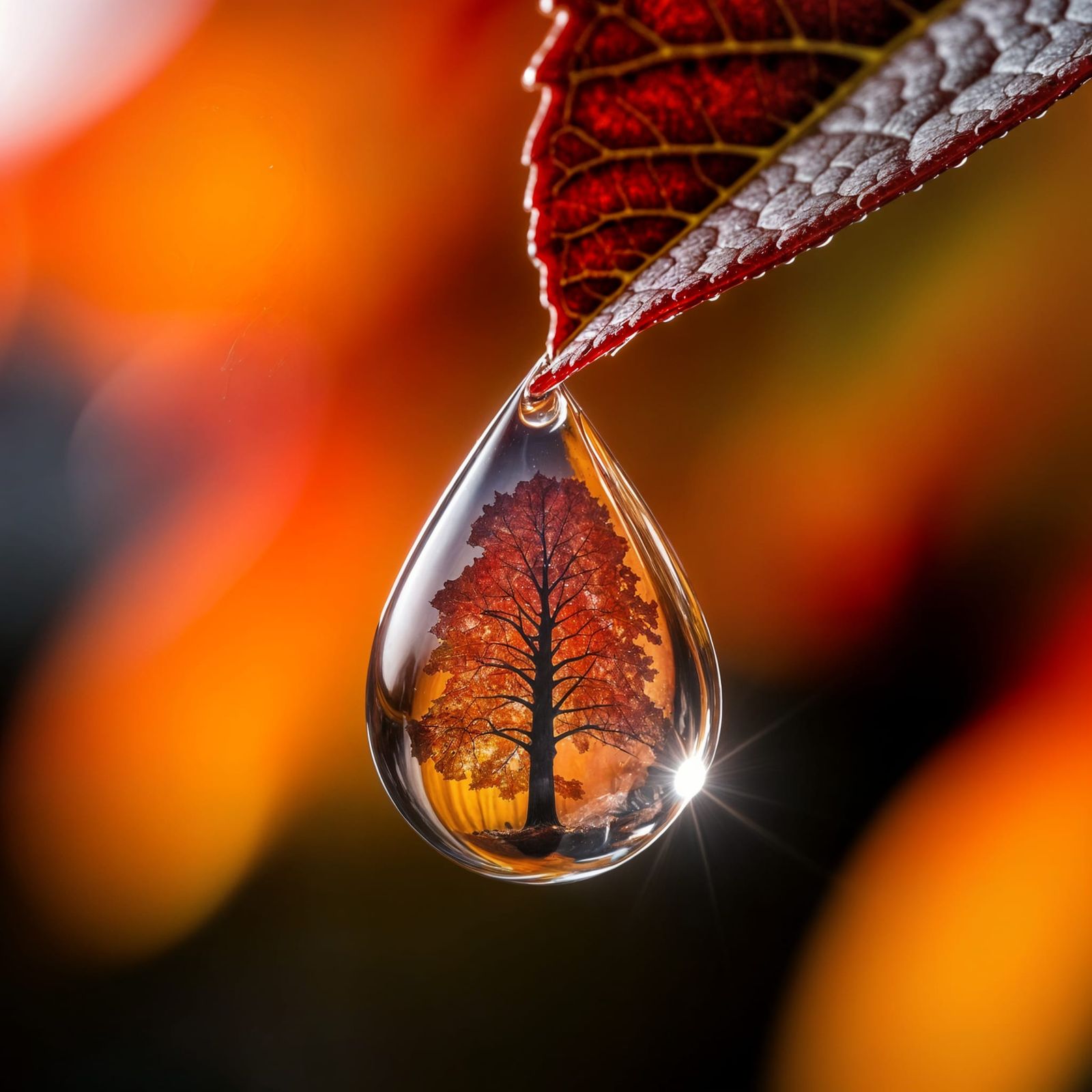 Autumn Reflections in Vibrant Color