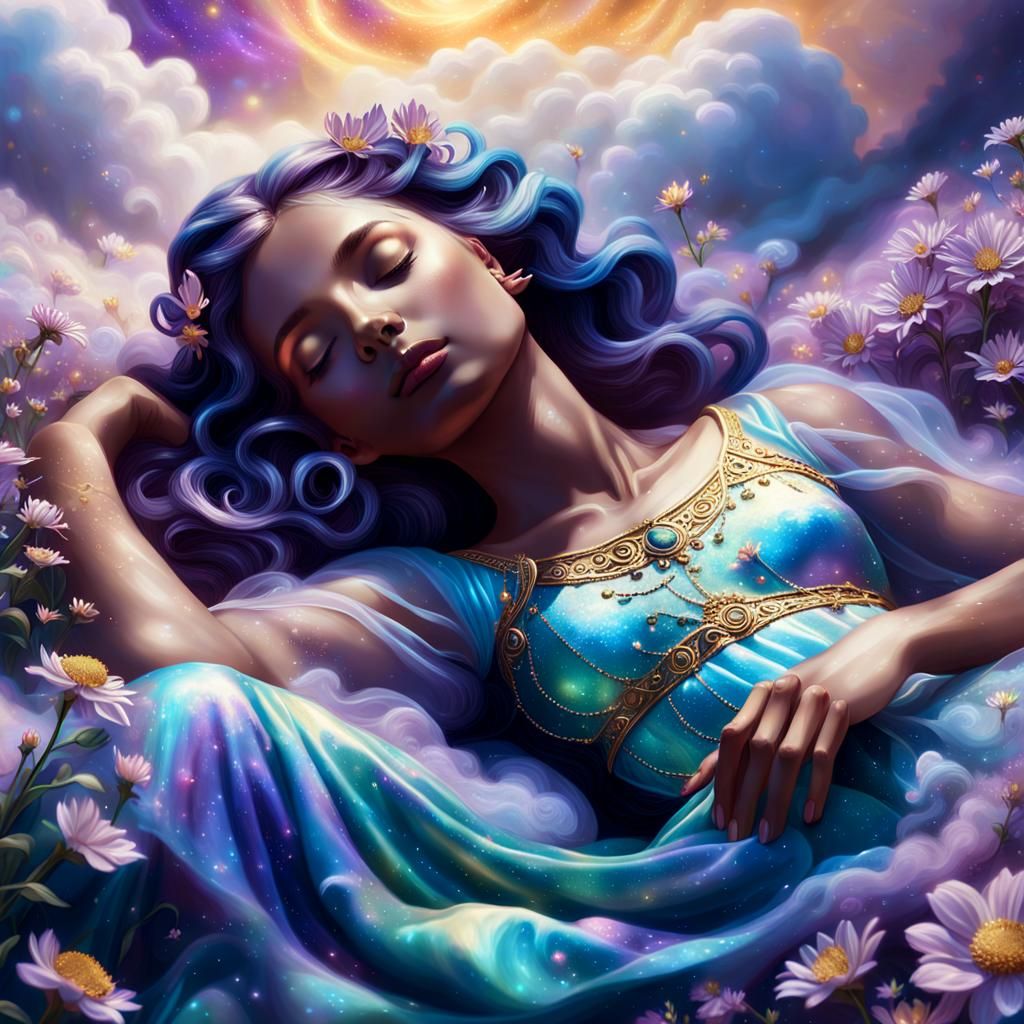 Morphea sleep goddess in dreamland