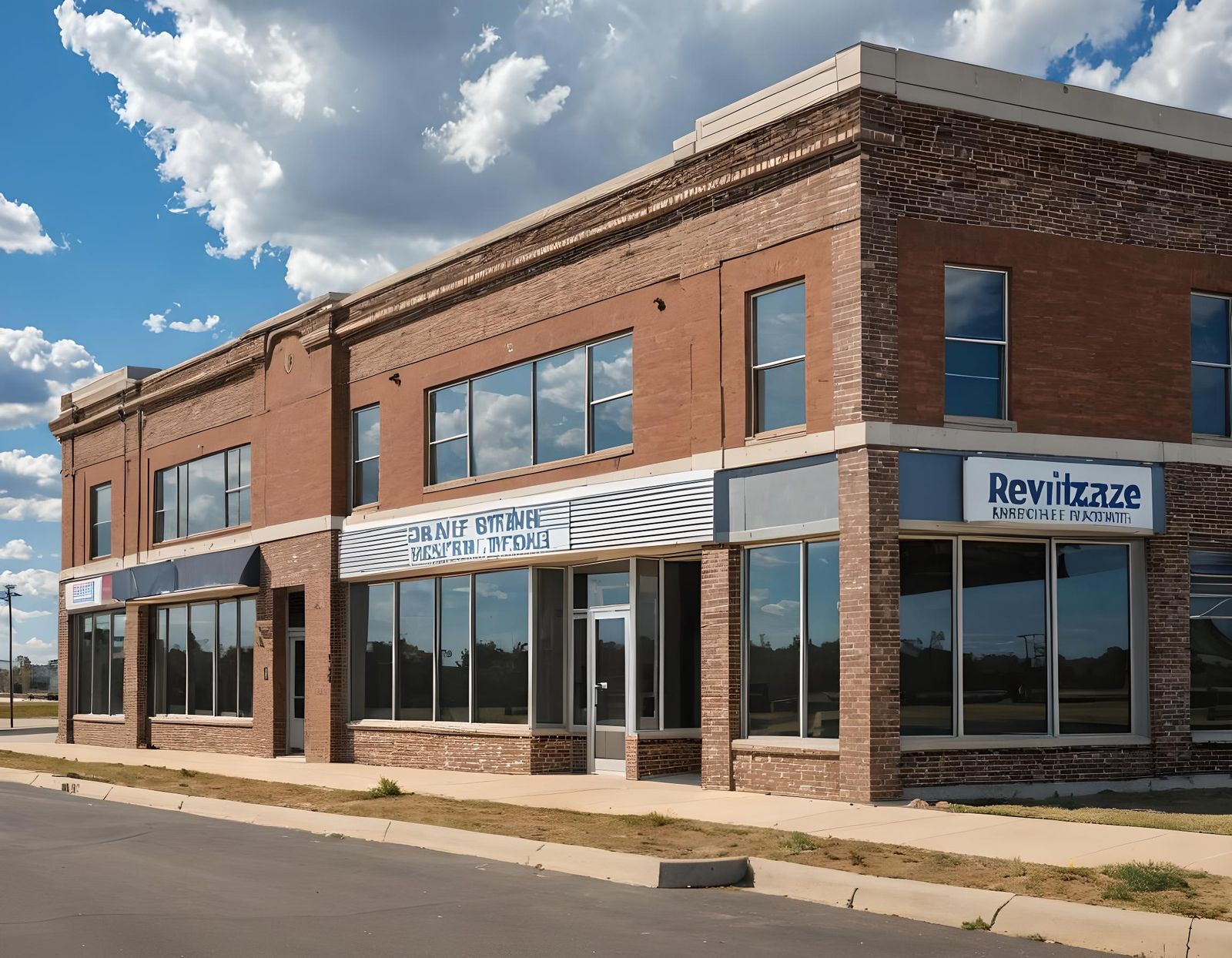 Modern Commercial Building with Sleek Design