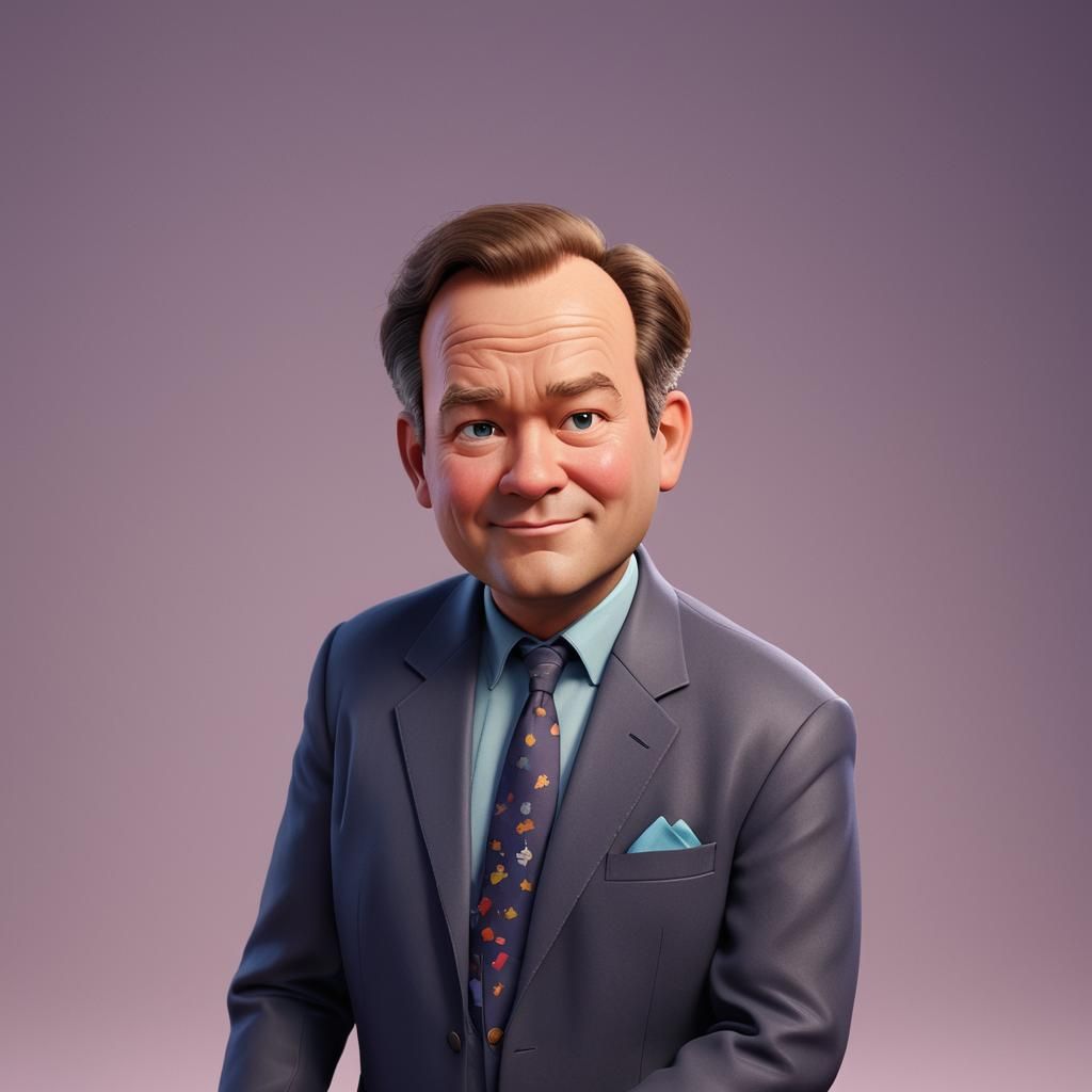 Mr. Belding as Pixar 3D Concept Art