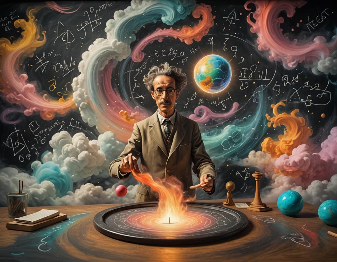 Surreal Schrödinger Equation in Dreamlike Colors