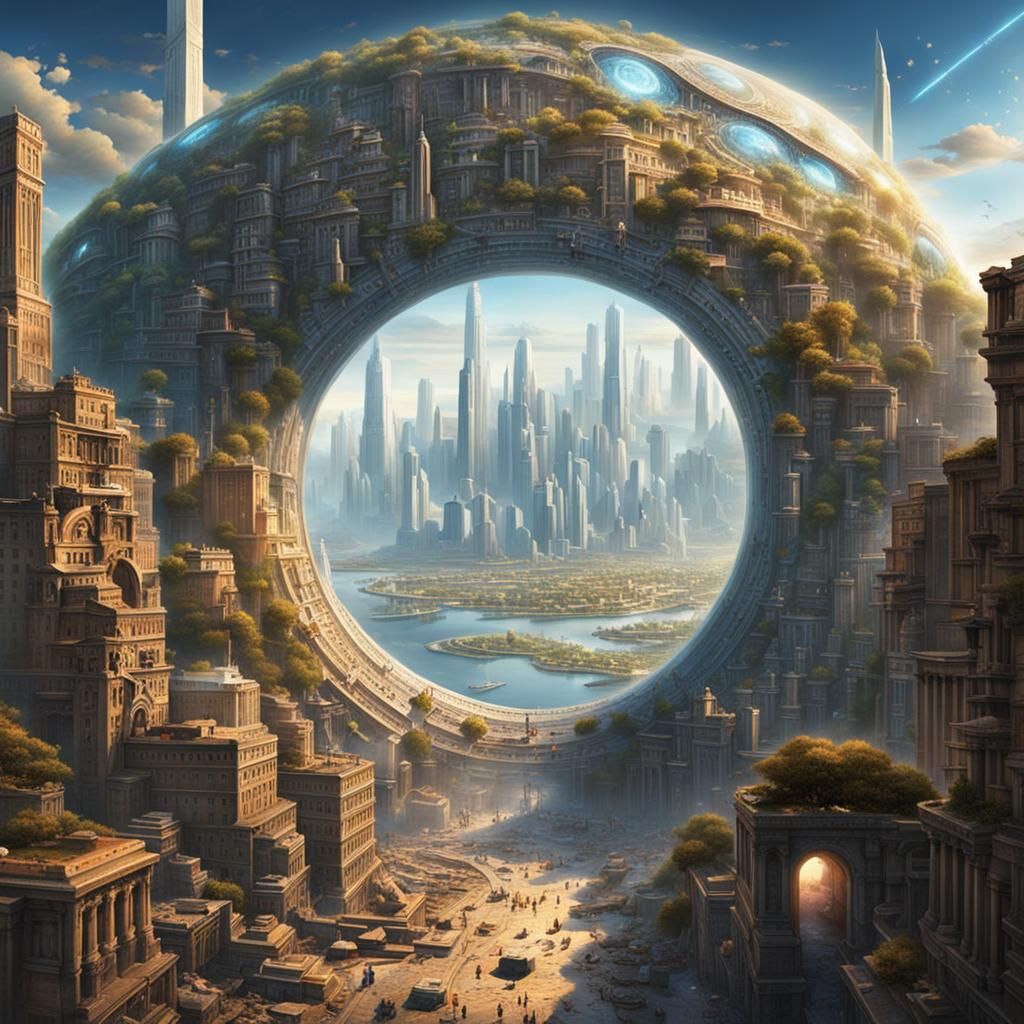 Futuristic City Portal Reveals the Future