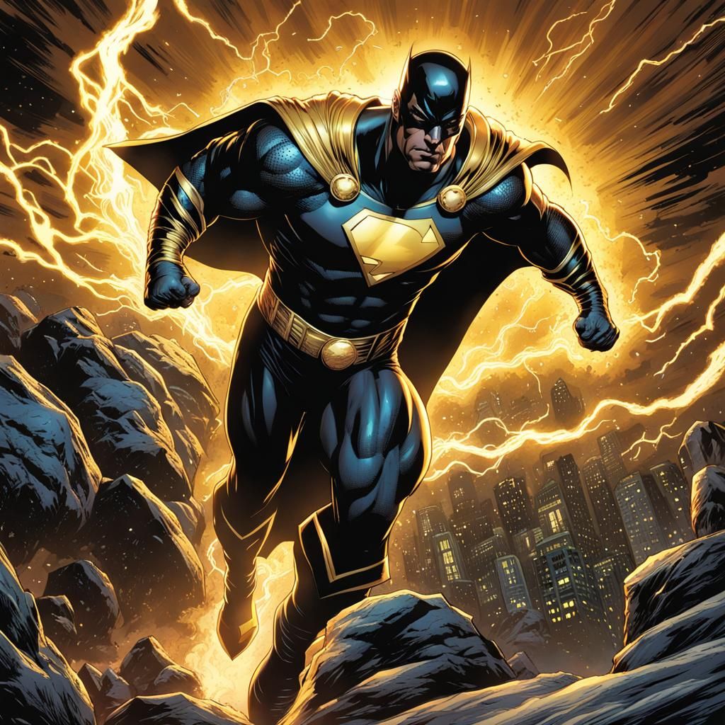 Black Adam Comic Book Art by Mark Brooks