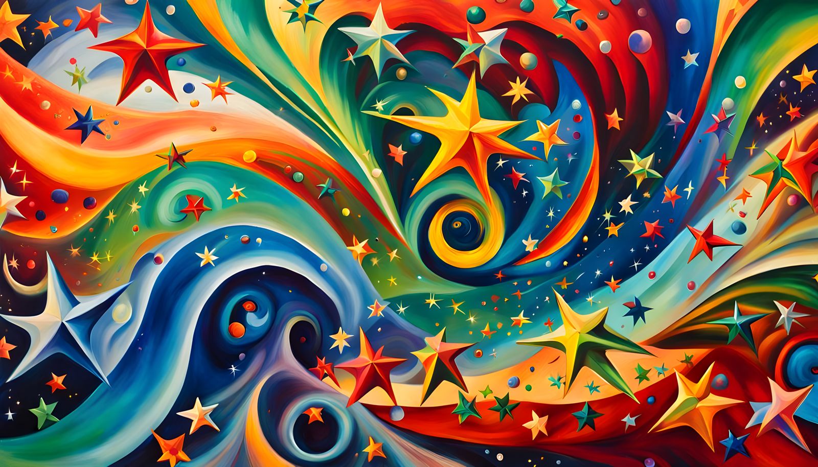 Iridescent Stars Formed from Magnetic Wave Energy