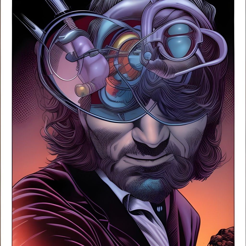 Mad Scientist at Work: Comic Book Illustration