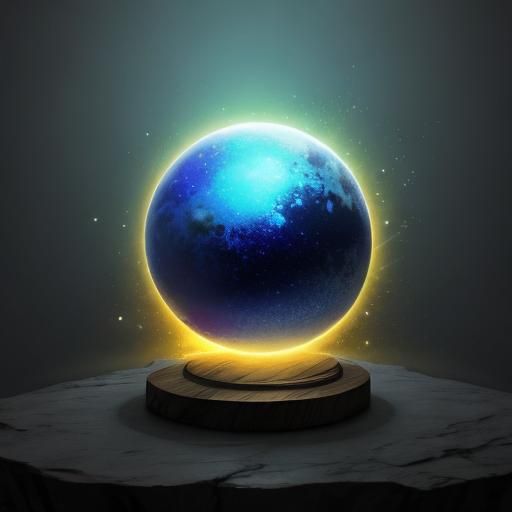 Enchanting Close-Up of a Magical Orb