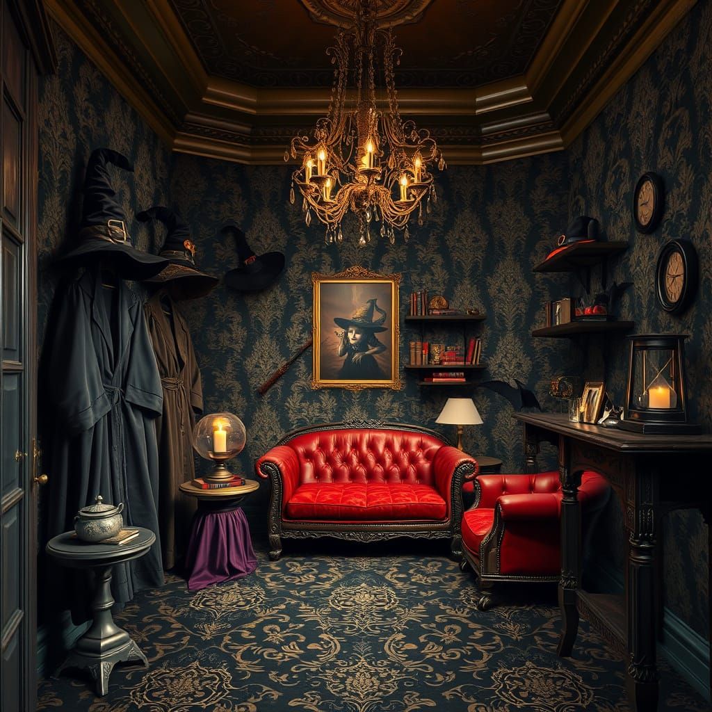 Witches' Boudoir: A Victorian-Chic Sanctuary