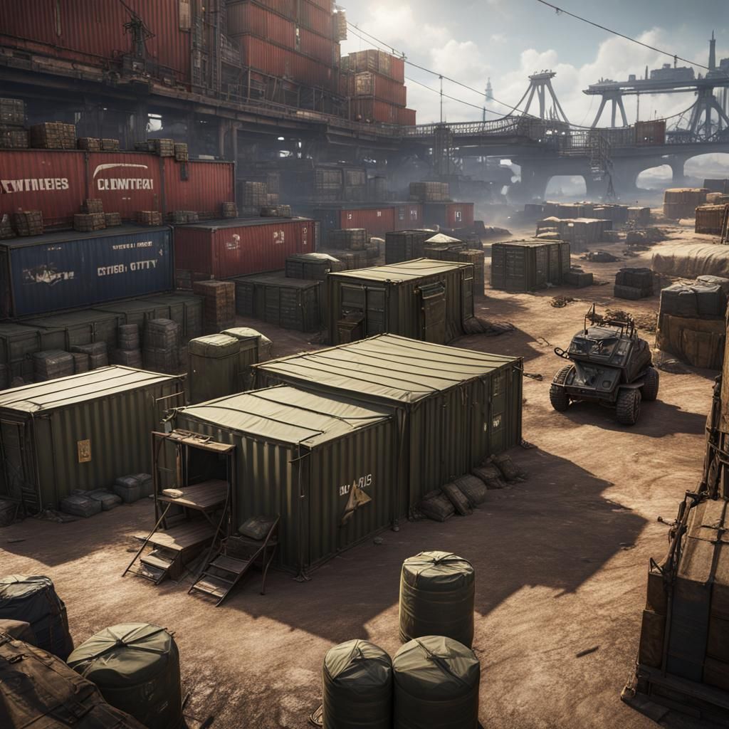 Call of Duty Map: Modern War Zone in 4K