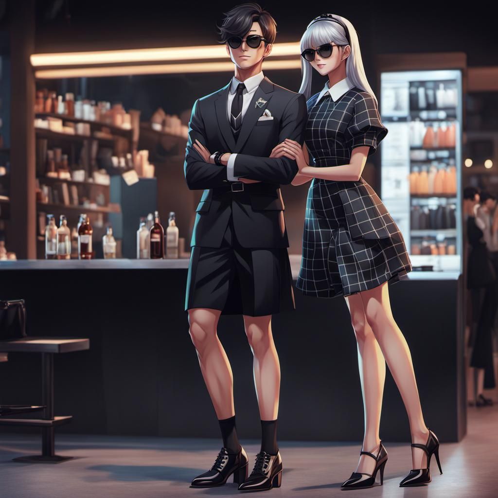 Hyperrealistic Anime Style: Boy and Girl Aesthetic