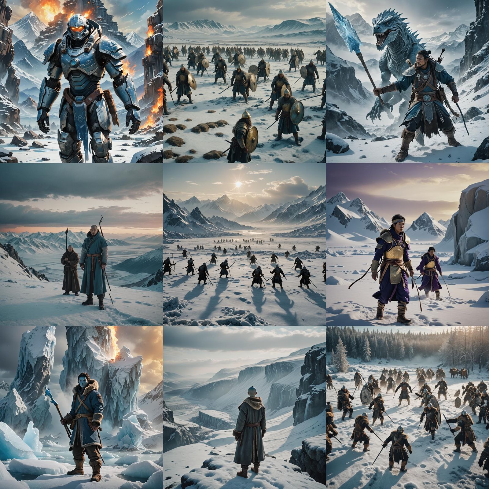 Cinematic Still from Avatar: Ice Wars Game
