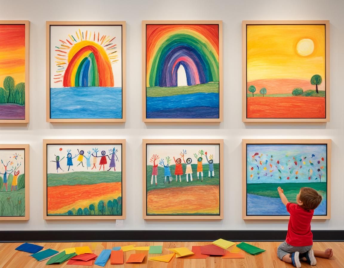 Child's Art Gallery: A Celebration of Creativity