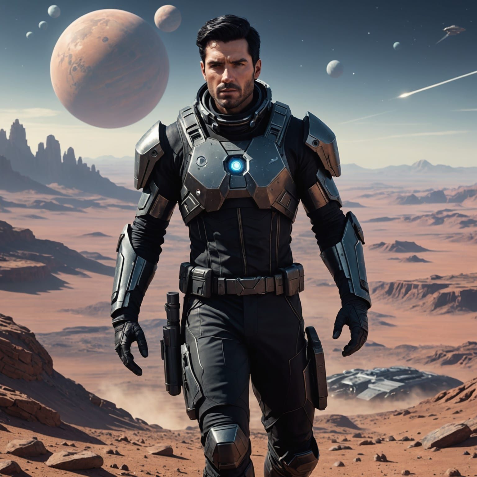 Intergalactic Agent on Desolate World