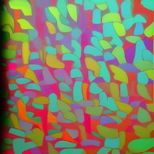 Psychedelic Clowns and Jesters in Oil on Canvas