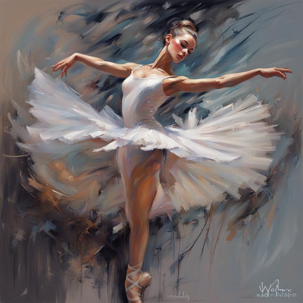 Dreamcore Ballerina Inspired by Wadim Kashin
