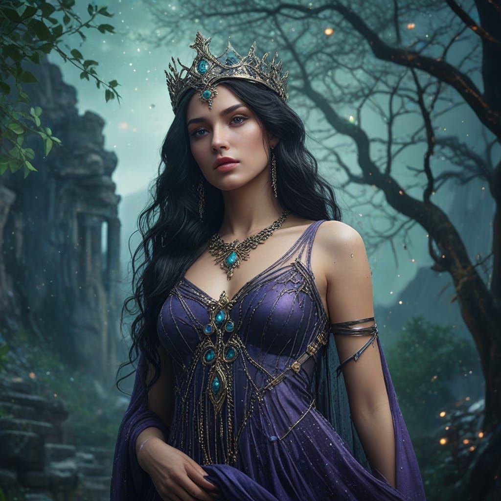Goddess of Love in Ancient Ruins