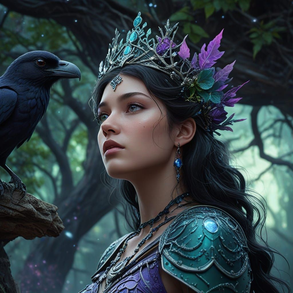 Aphrodite Amidst Dystopian Ruins in Cyberpunk Style