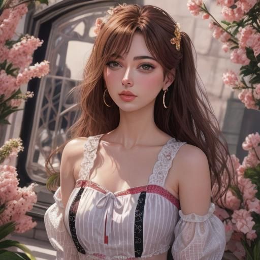 Charming AI-Generated Cute Character Portrait