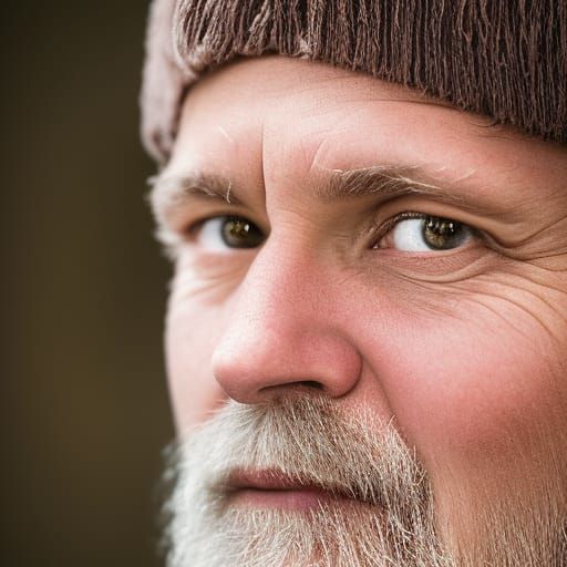 Professional Portrait of Norwegian Man in Studio Lighting
