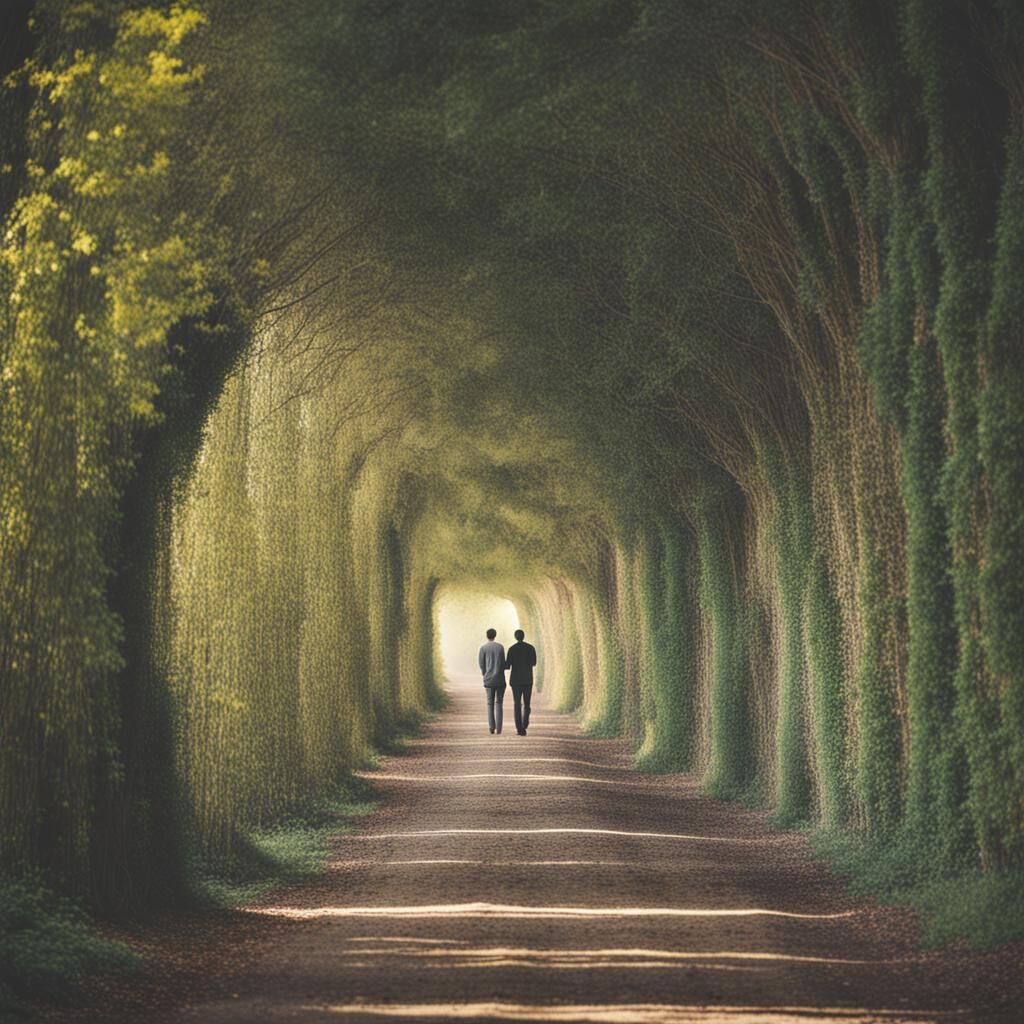 Abstract AI Interpretation of Life