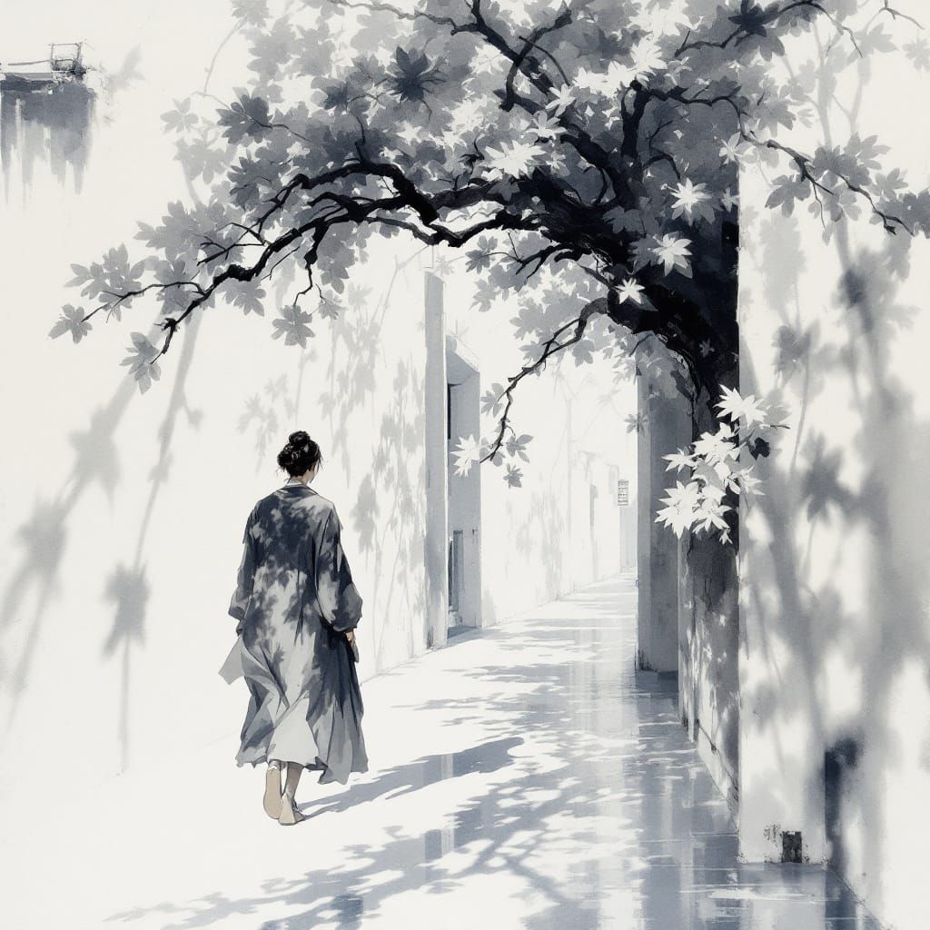 Luminous Precision: Figures in Detailed Architectural Scenes