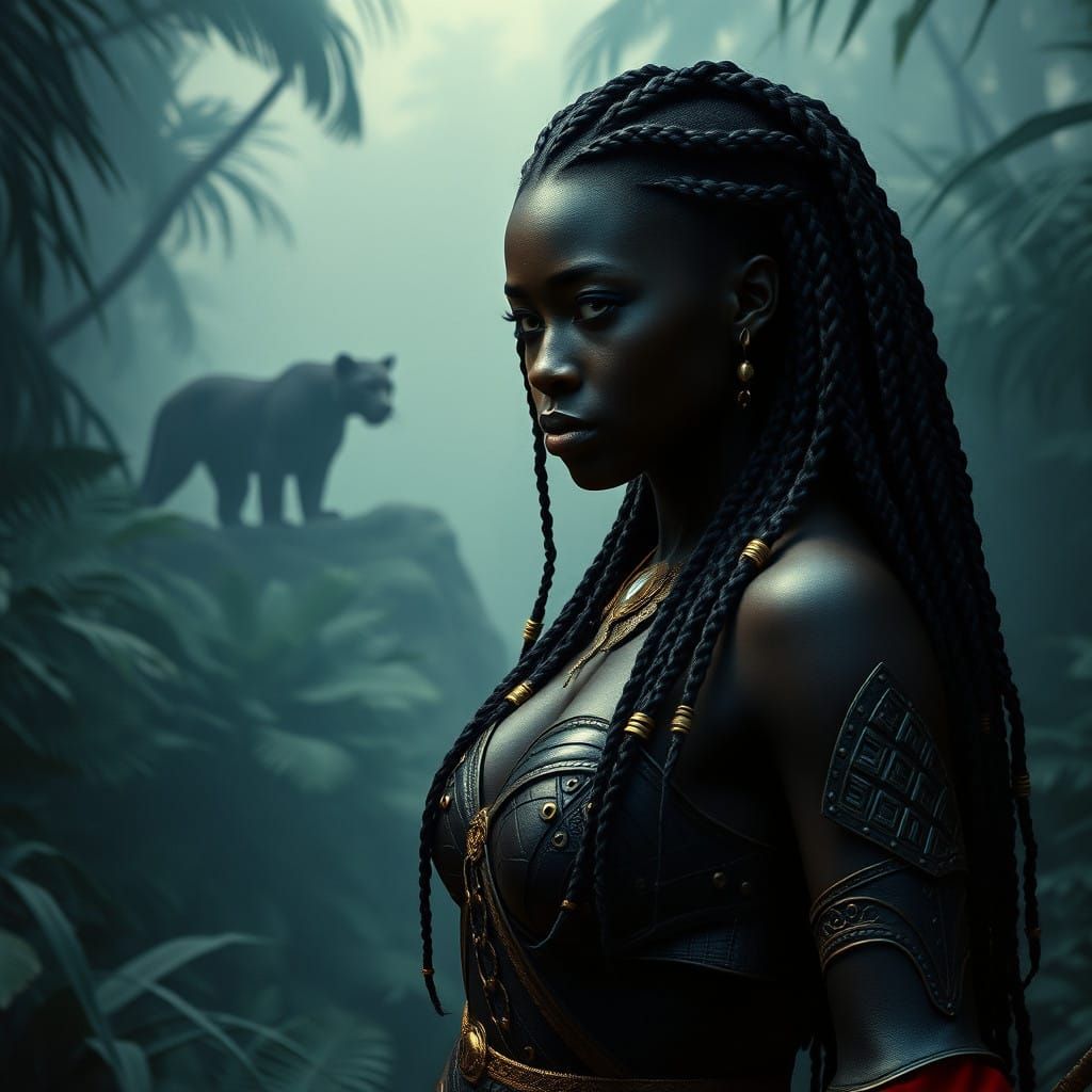 Mystique in the Shadows: A Panther Emerges