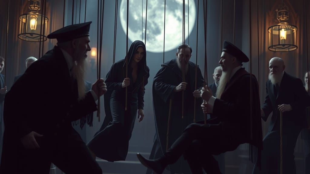 World Leaders as Gothic Marionette Puppets