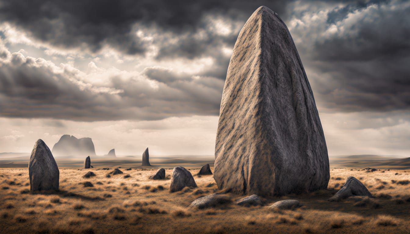 Massive Menhir Shelter for Wild Beasts on Diamond Plain