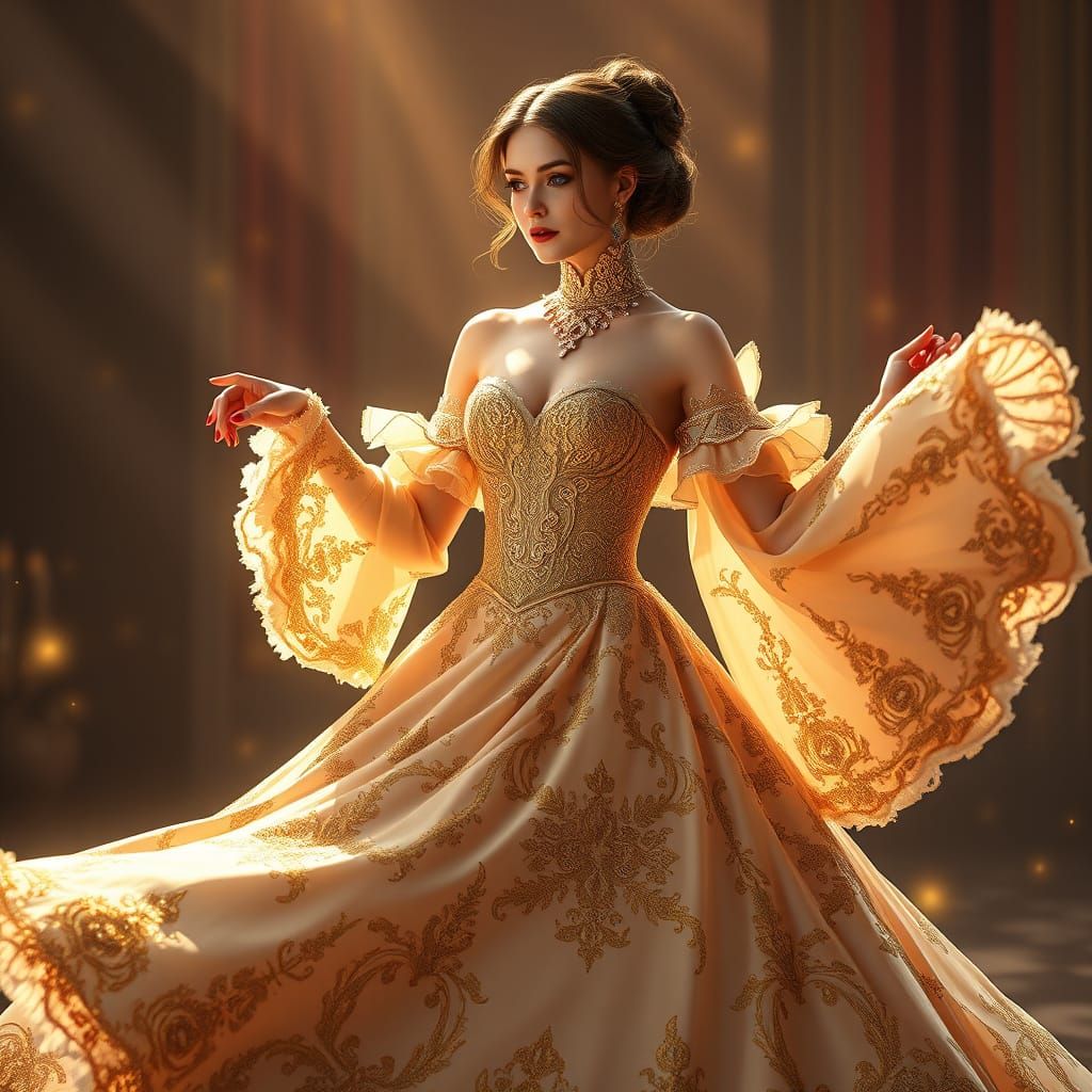 haute couture féminine élégante et raffinée