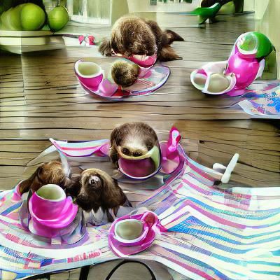 Sloths Tea Party: A Whimsical Gathering