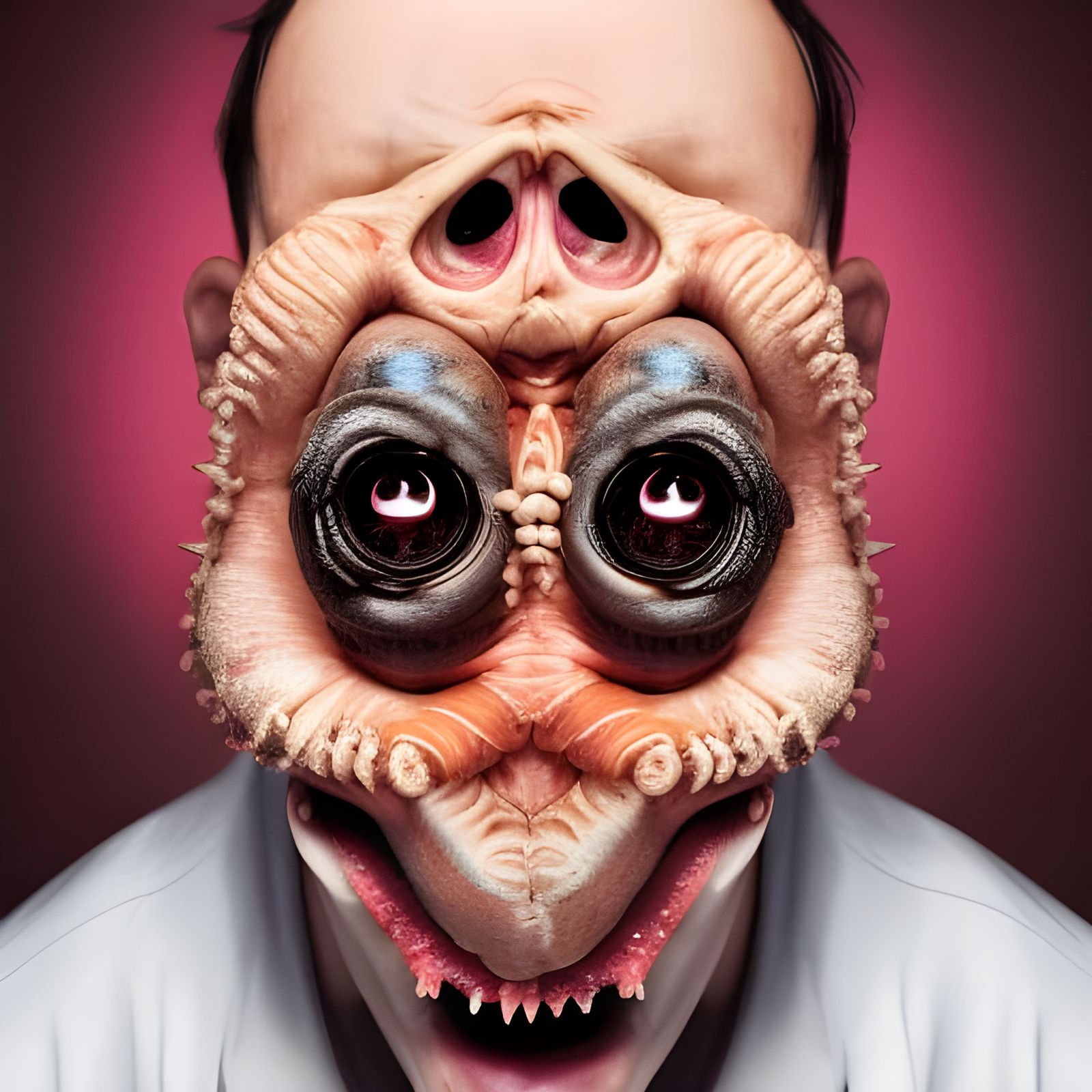 Lovecraftian Abomination Portrait in Professional Style