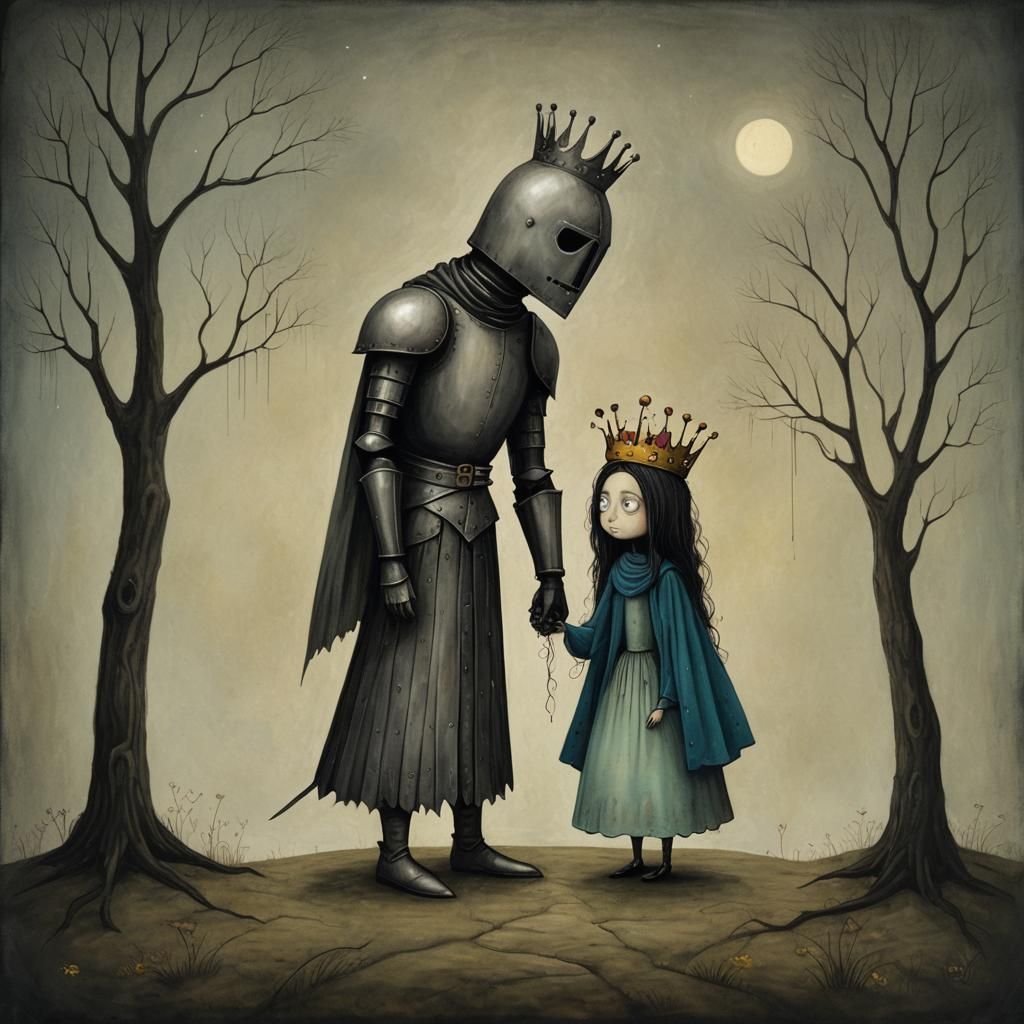 Awkward Knight Saves Boring Princess: Surreal Art