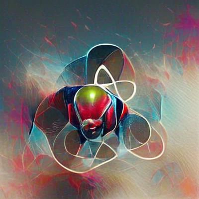 Simple Atom Illustration for Education