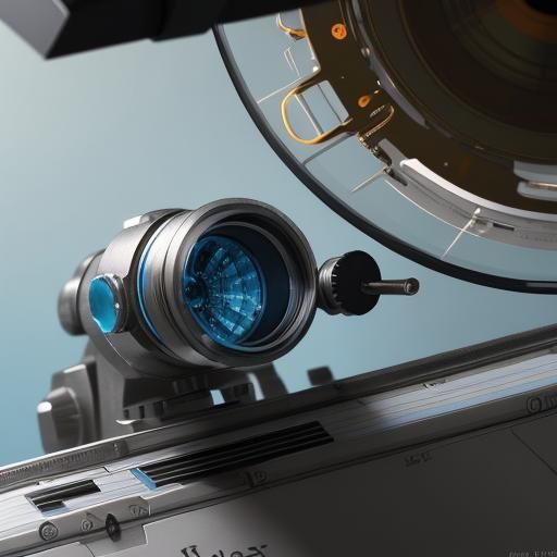 Scientist Examines Specimen Under Microscope in Lab