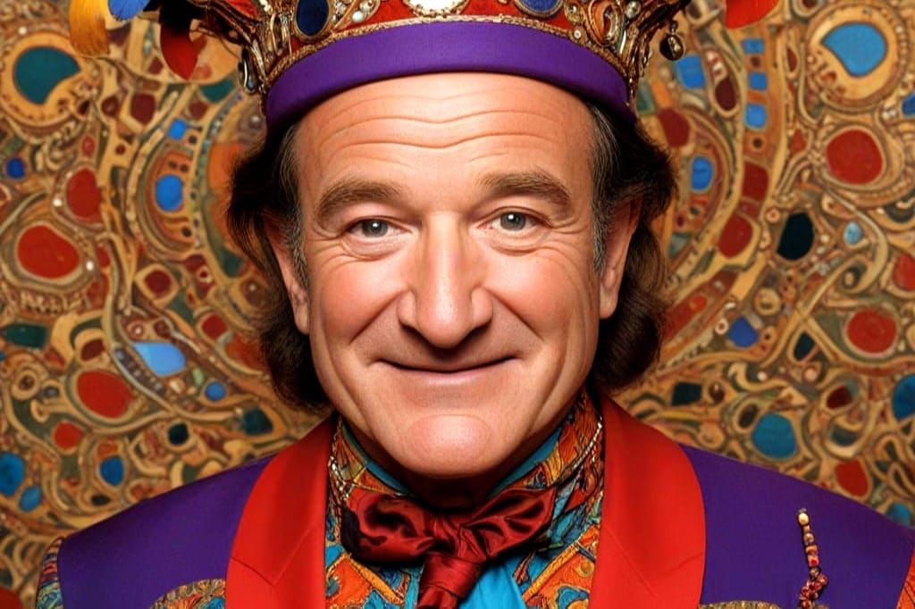 Robin Williams as a Joyful Jester