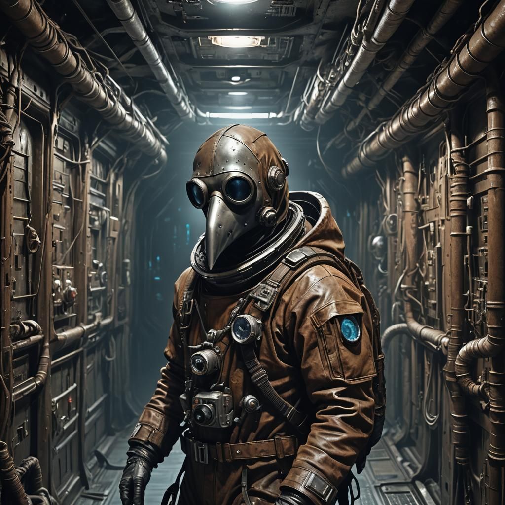 Plague Doctor Astronaut