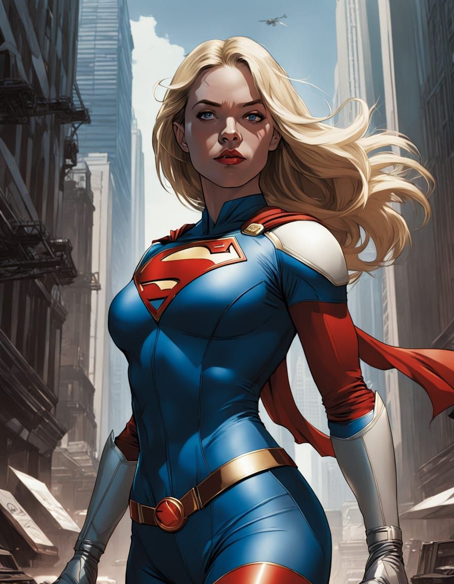 Sydney Sweeney as Power Girl: Kryptonian Superheroine in Com...