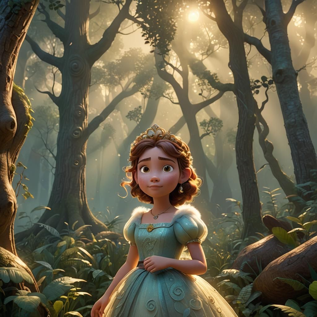 Princess in Forest