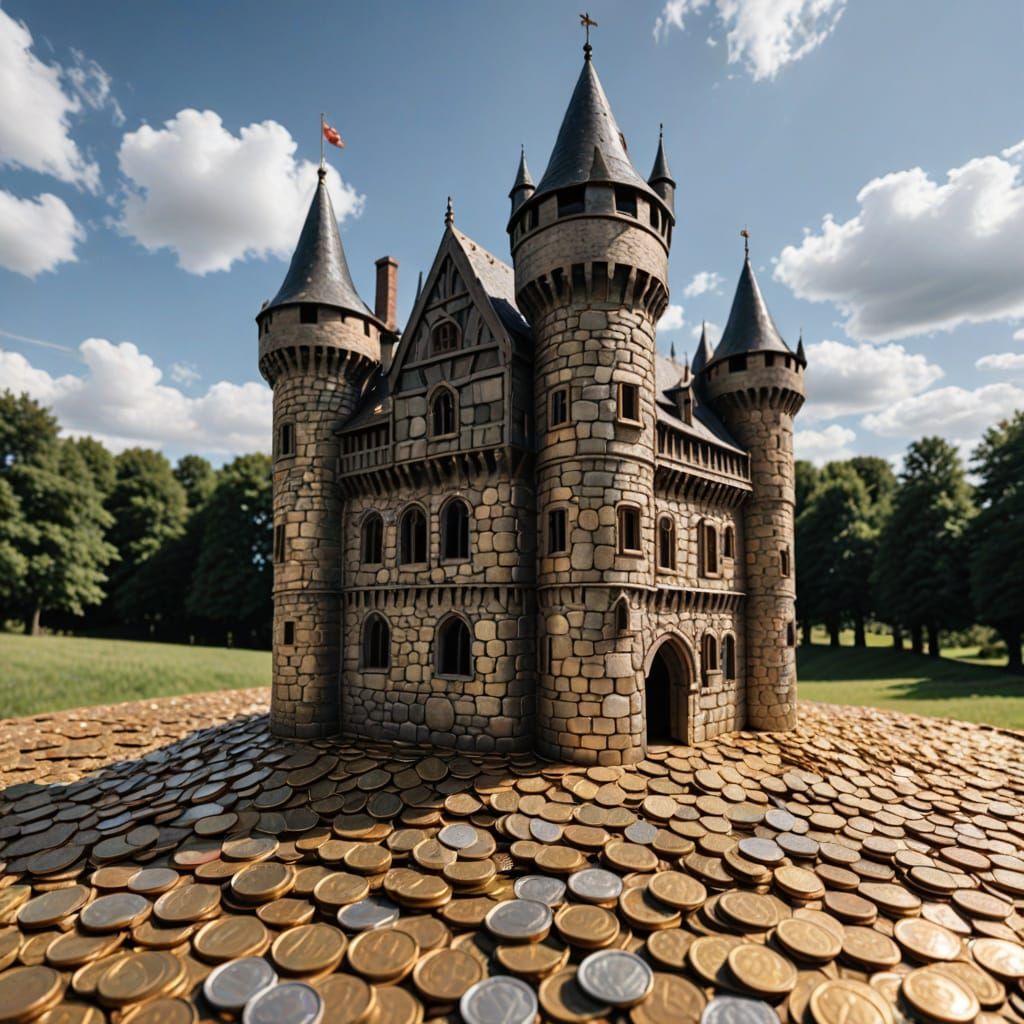 Medieval Coin Castle: A Unique Architectural Marvel