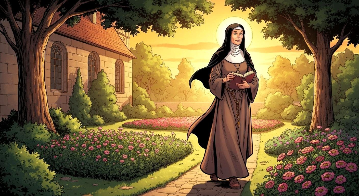 Mystical View of a Medieval Monastery as Matte Painting